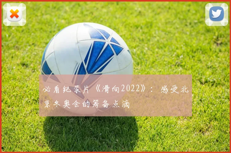 必看纪录片《滑向2022》:感受北京冬奥会的筹备点滴